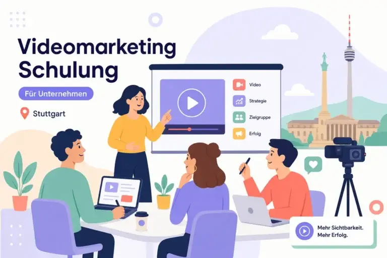 Videomarketing-Schulungen für Unternehmen in Stuttgart